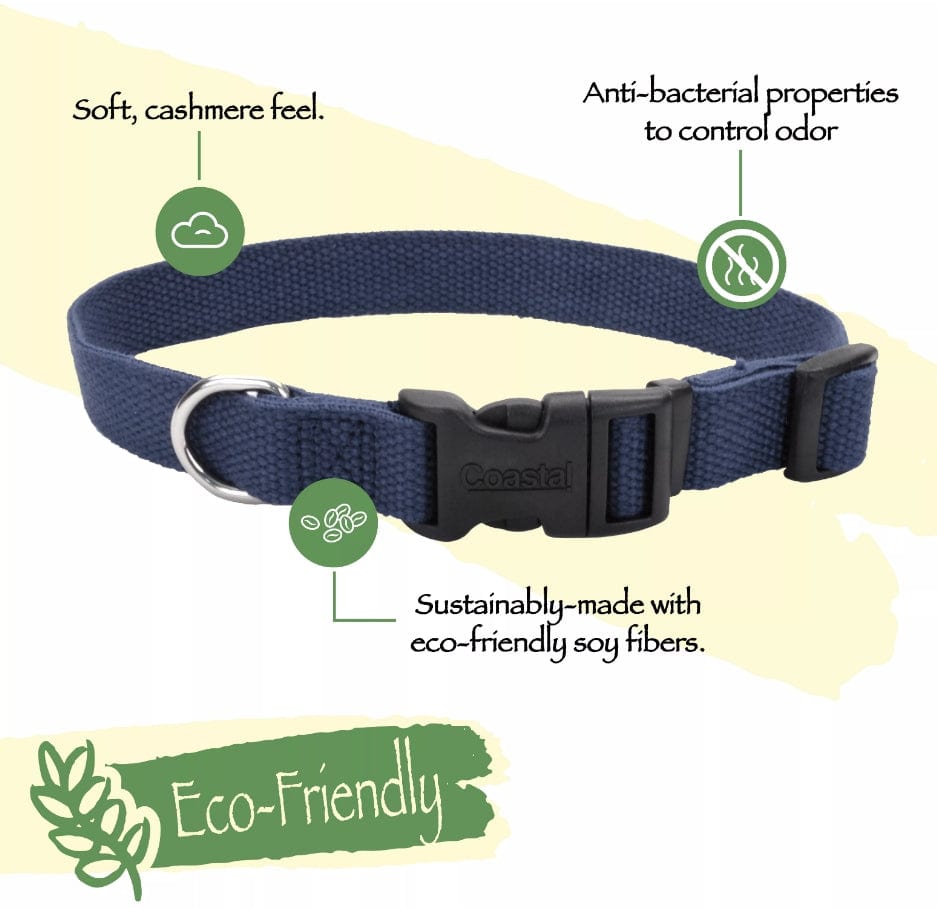 Coastal Pet New Earth Soy Adjustable Dog Collar Fuchsia