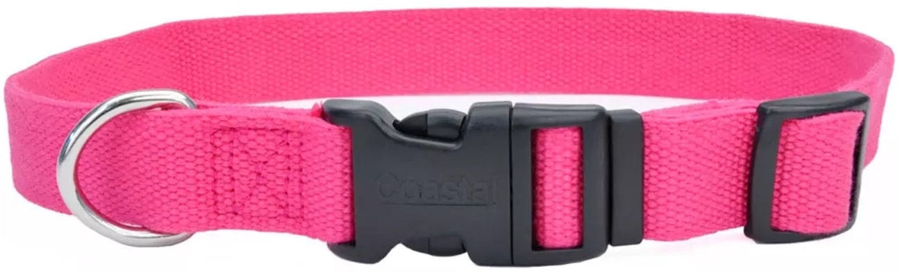 Coastal Pet New Earth Soy Adjustable Dog Collar Fuchsia