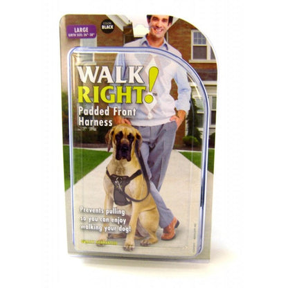 Coastal Pet Walk Right Padded Dog Harness Black Media 1 of 3