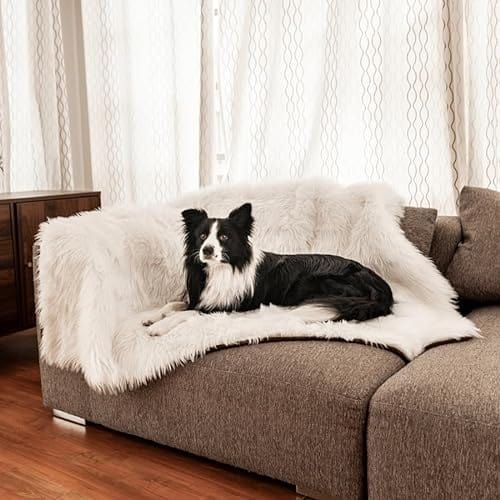 PAW BRANDS PupProtector™ Waterproof Throw Blanket - Polar White - Original (60" L X 50" W)