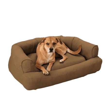 Snoozer Luxury Sleeper Dog Sofa - LG - Camel (20 L x 26 W x 11 H)