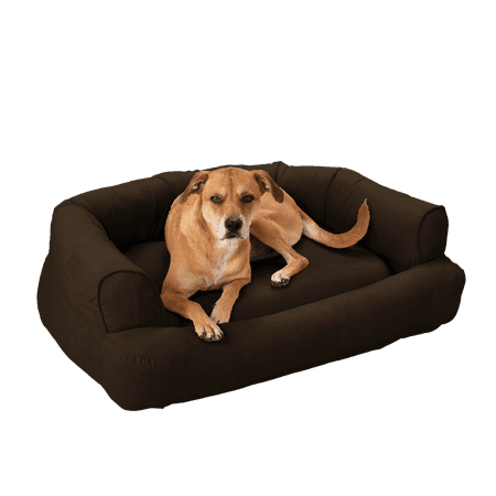 Snoozer Luxury Sleeper Dog Sofa - SM - Hot Fudge (14 L x 19 W x 8 H)