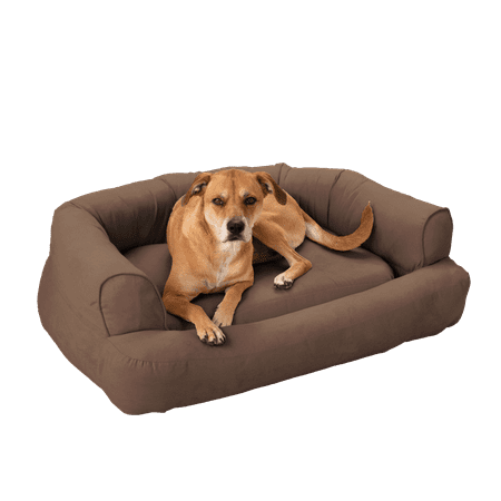 Snoozer Luxury Sleeper Dog Sofa - SM - Dark Chocolate (14 L x 19 W x 8 H)