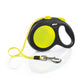 Flexi New Neon Reflective Retractable 16' Tape Leash, Small, Yellow