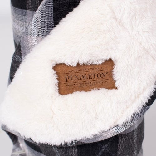 Pendleton Plaid Pet Throw and Bone Combo Set Charcoal Ombre, One Size Fits All