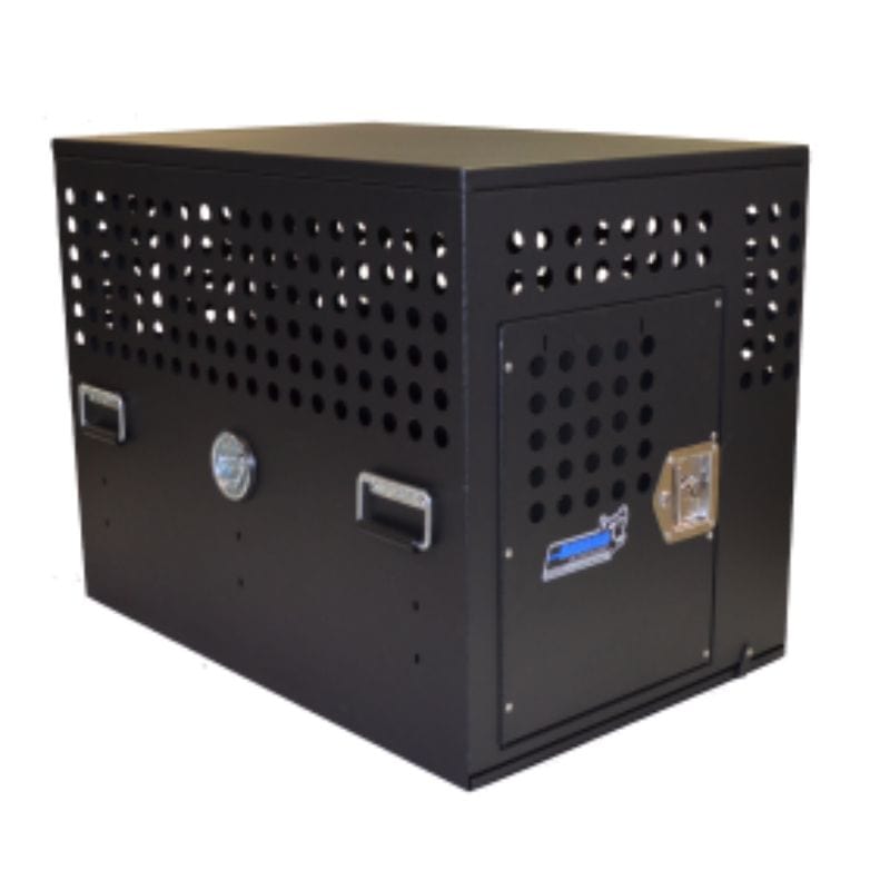 Owens Dog Crate 55308 Professional K9 Series Tactical Single Compartment / End Door / Mill Finish Aluminum - 55308