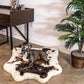 Paw Puprug Animal Print Memory Foam Dog Bed Brown Faux Cowhide Medium