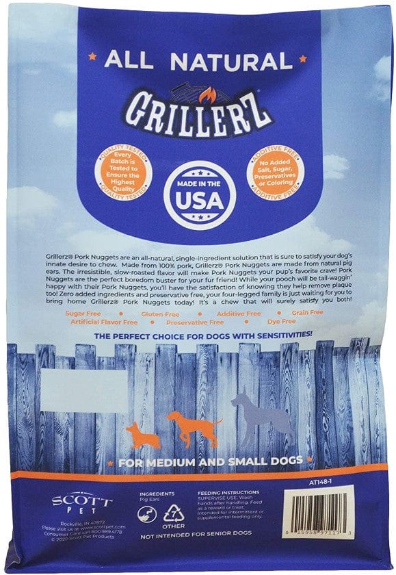 Grillerz All Natural Pork Nuggets Dog Chew Media 2 of 2