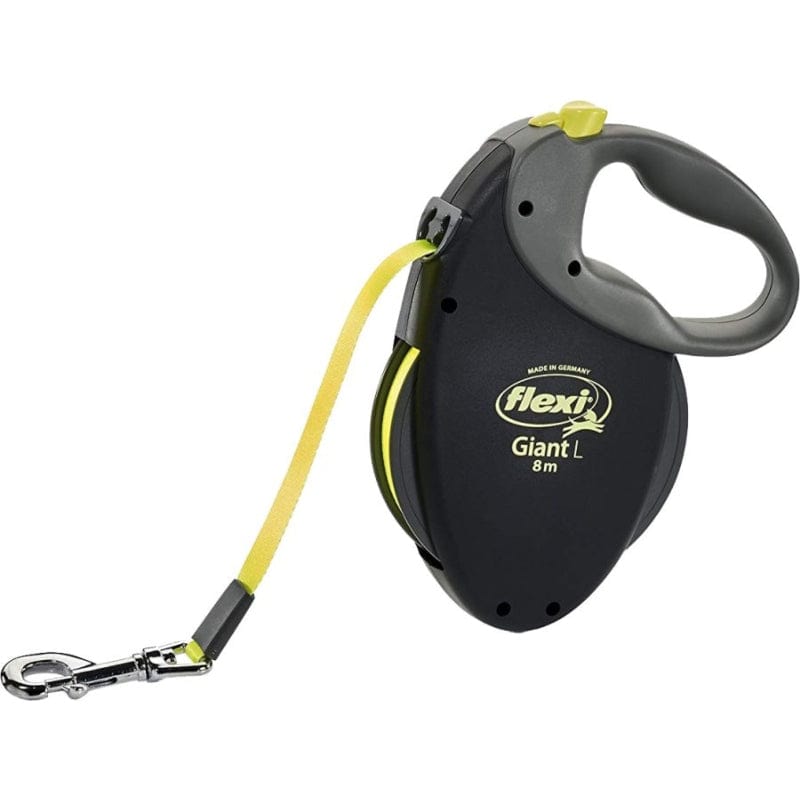 Flexi Giant Large 26 Ft Tape Leash Black & Neon Yellow