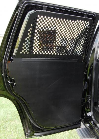 Owens Dog Crate 55303 Professional K9 Series Explorer Interceptor Rear Seat Insert / 11-19 Ford Explorer / Mill Finish Aluminum - 55303