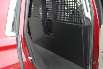 Owens Dog Crate 55303 Professional K9 Series Explorer Interceptor Rear Seat Insert / 11-19 Ford Explorer / Mill Finish Aluminum - 55303